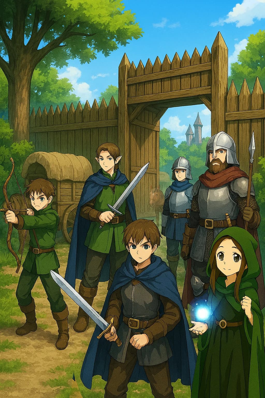 Group of players standing together