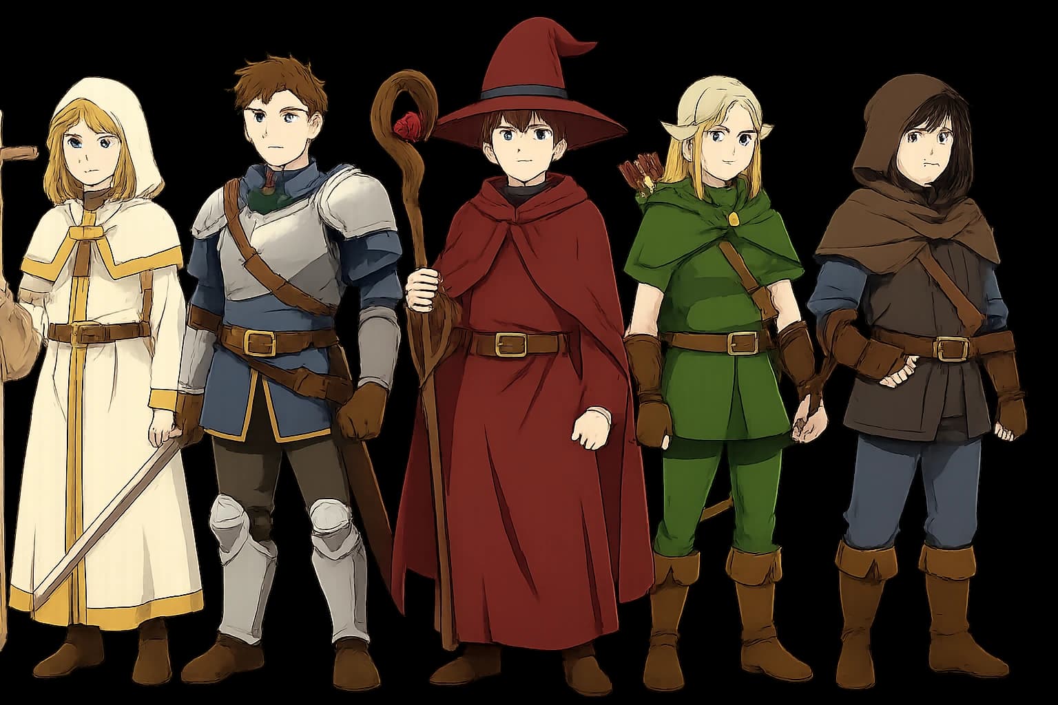 Group of players standing together