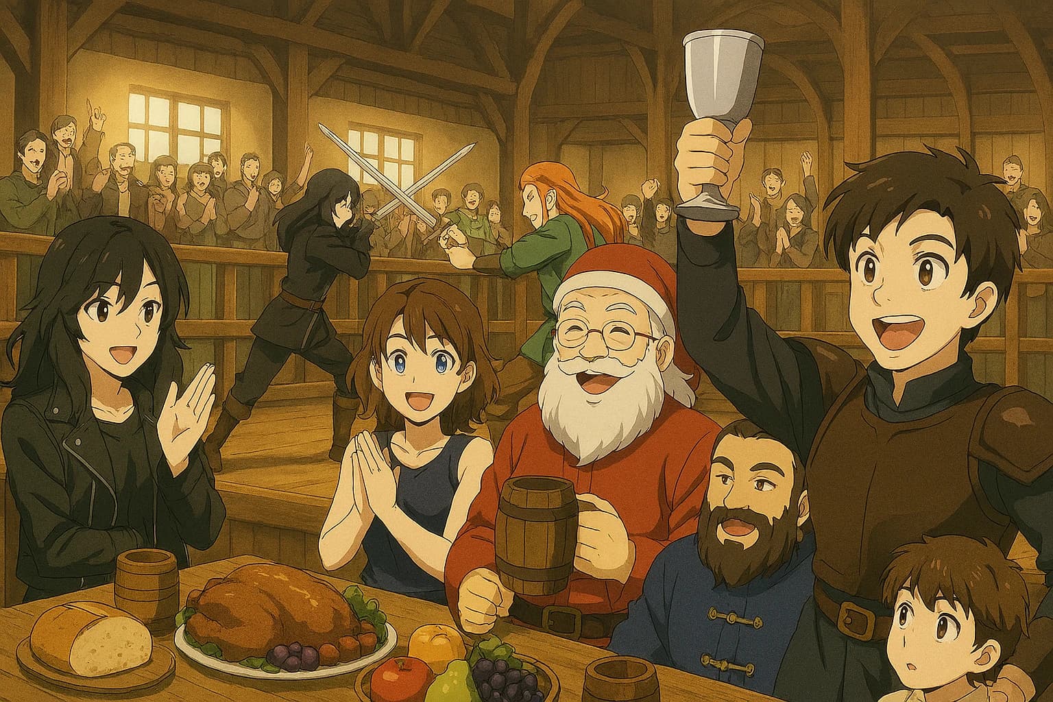 Group of players standing together